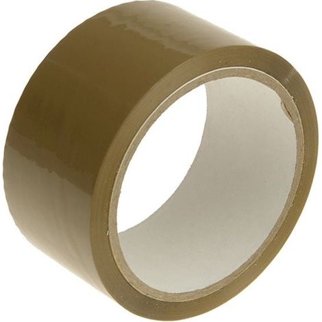 Faithfull 00114850BUTB Parcel Tape 48mm x 50m Brown FAITAPEPAR