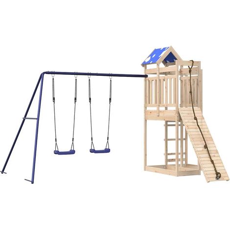 Outdoor Playset Solid Wood Pine vidaXL (1/5)