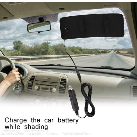 Chargeur de batterie portable 12 V 4,5 W à panneau solaire pour voiture ou ordinateur portable