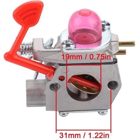 NALOOKAMIC  Carburateur WT-875 pour Poulan Pro BVM200C BVM200VS P200C GBV325 P325 ventilateurs, pour Craftsman 25Cc 210 Mph 200 Mphventilateur à gaz, pour McCulloch GBV325 MC200VS M325 M320