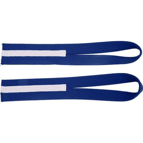 Sangles de musculation en nylon doux et élasthanne pour haltérophilie, support d'entraînement et manchons de protection pour les mains (Taille S) (1/5)