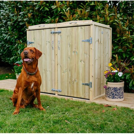 Shireburn 4 Recycle Box Store - Timber - L80.4 x W122.5 x H120 cm - Fits 4 x Recycle Boxes