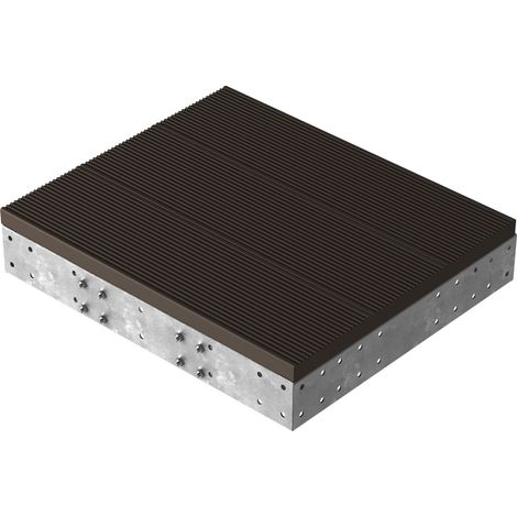 Dolle Podest für Gardentop 100x88cm inkl. 3 Stufenauflagen in TRIMAX® Dunkelbraun