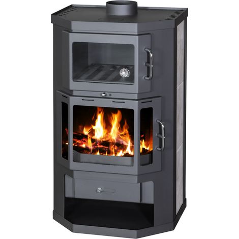 Victoria Kaminofen Taro F mit Backfach und 9,51 kW (1/5)
