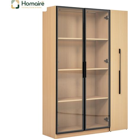 Bücherregal MDF Eiche 110 x 35 x 160 cm HOMAIRE (1/5)
