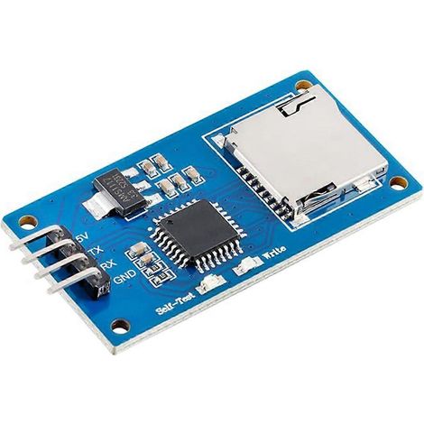 Mini enregistreur de données série avec porte-carte SD, module d'enregistrement et de stockage de données au format - (1/5)