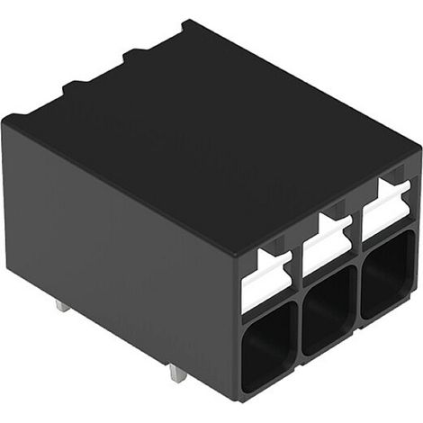 WAGO 2086-1203/300-000 Printklemme 1.50 mm² Polzahl 3 Schwarz 1 St.