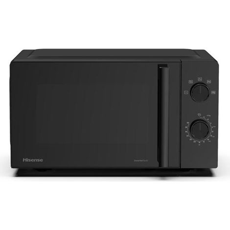 Hisense – Micro-ondes à poser 20L 900W – Cavité céramique émaillée – Programmation mécanique – Dimensions 43.4 x 24.1 x 32.9 cm