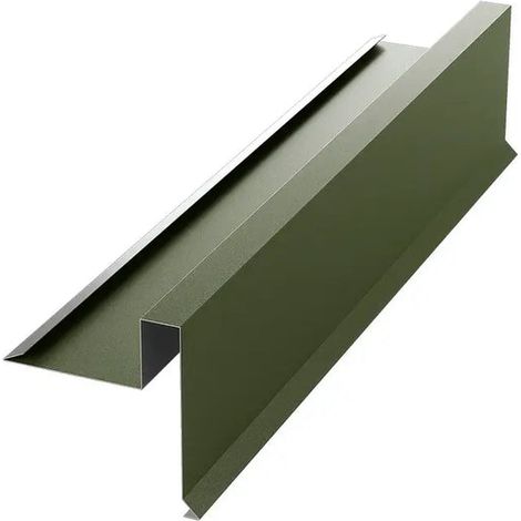 Bordure fronton brise vent, vert mat RAL 6020