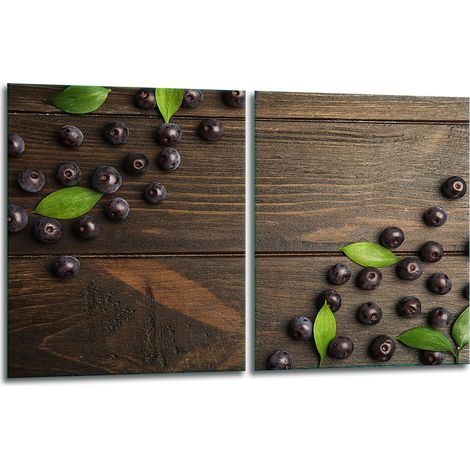 2 plaques de protection en verre pour poêle 40x52 bois (1/5)