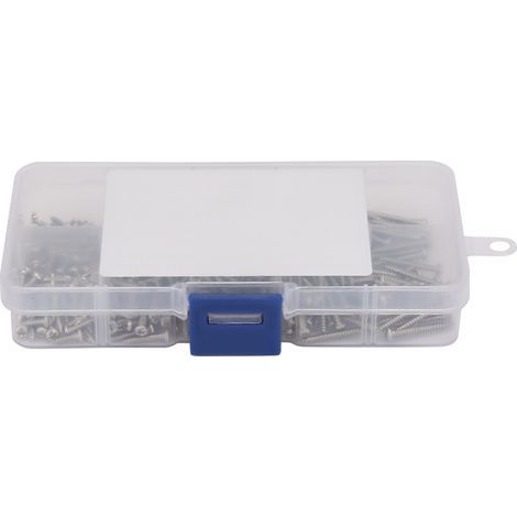 400 pièces Vis à Tôle Autotaraudeuses en Acier Inoxydable Haute Résistance M2.2 - Kit Assortiment (1/5)