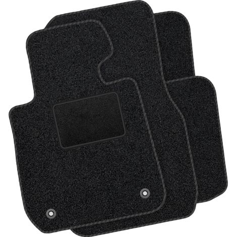 Tappeti e moquette in fibra sintetica, progettati per SsangYong Rexton II, neri (1/5)