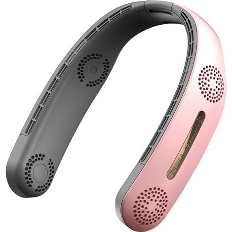 Petit ventilateur portable, à 4 noyaux avec une puissante sortie d'air, fabriqué en ABS, TPR et composants électroniques. (1/5)