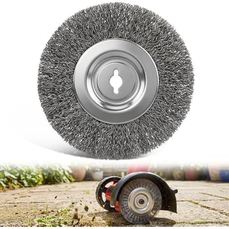 Paquet brosses premium en acier inoxydable – Compatible avec le nettoyeur de joints Einhell sans fil. Brosses de remplacement robustes pour nettoyeurs professionnels de joints de terrasse