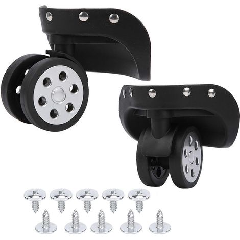 Roues universelles à grand trou pour bagages, roulettes de rechange pour valises d'extérieur