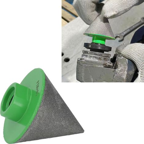 Diamant-Anfaswerkzeug zum Hartlöten von Stein, Keramikfliesen und Glas grüner Bohrer M1450 mm. (1/5)