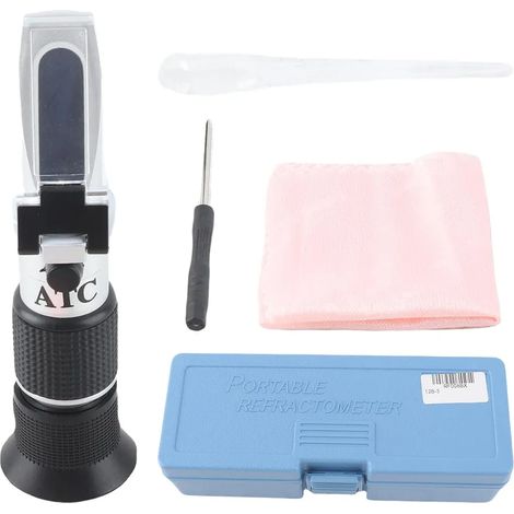 Réfractomètre portable 3 en 1 pour miel – Mesure de l'humidité, du Brix et du Baumé avec ATC – Testeur de miel pour l'apiculture, le sirop d'érable et la mélasse (1/5)