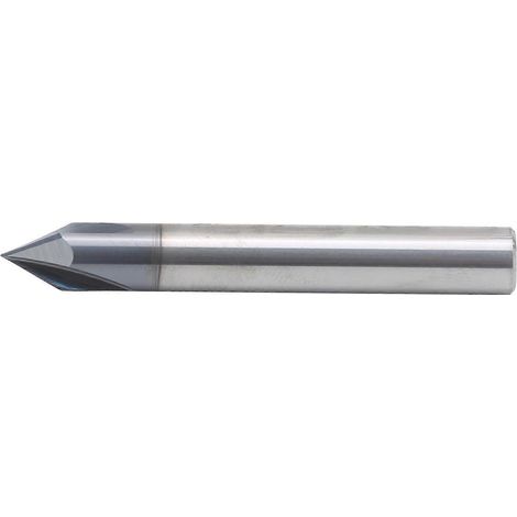 Fasenfräser, 3 Schneiden, 60°-Fräser, Wolframstahl, CNC-Fräs- und Polierfräser, D8 x 60°