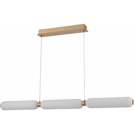 Suspension dorée horizontale Catkin LED 8W Reality (1/3)