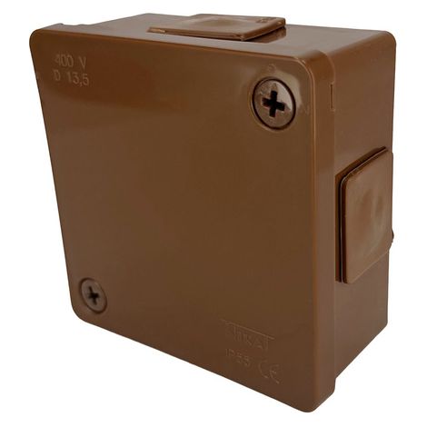 Boîte de dérivation en saillie 86x86x40mm IP55  4 passe-fils en caoutchouc à vis blanc EDO777908 VP-21 EDO Technic (1/5)