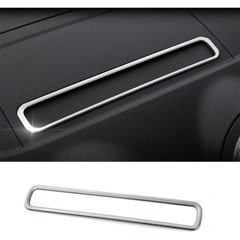 Dekorative Abdeckung für das Armaturenbrett mit GPS-Navigationssystem für Audi A3 8V (2012-2019), 1 Stück (Edelstahl)