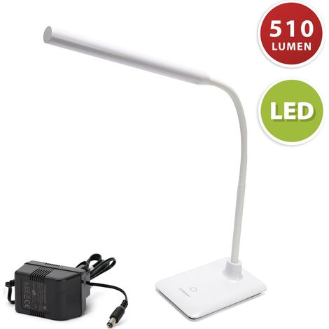 LAMPADA DA SCRITTOIO LED 6W SLIM BIANCO (1/5)