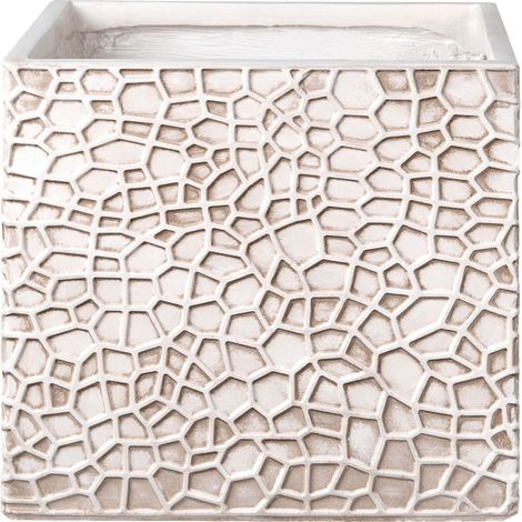 Blumenkübel FEIYAN 44 cm Hellbeige