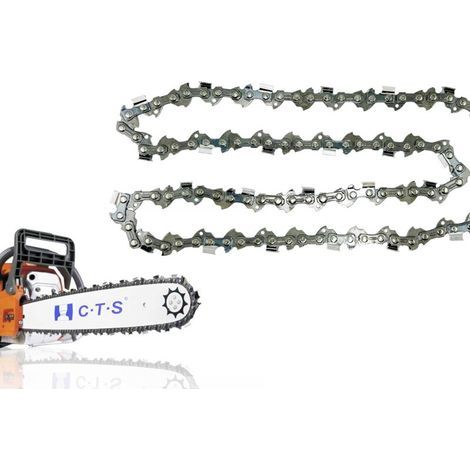 Catena per motosega passo 0,95 cm - calibro a basso profilo 0,1 cm - 52 maglie motrici - Con paraurti - Lunghezza barra: 35,6 cm - Sostituisce Ryobi 682006004 Husqvarna 5911060-52 (1/3)