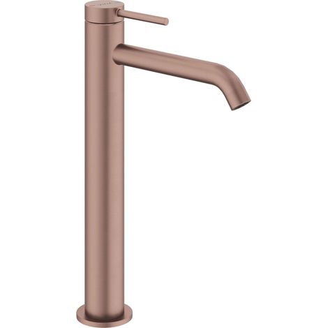 Vitra Minimax Round Tall Basin Mixer Tap - Brushed Bronze (1/2)