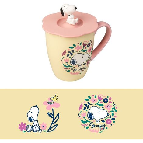 Taza premium tapa Snoopy