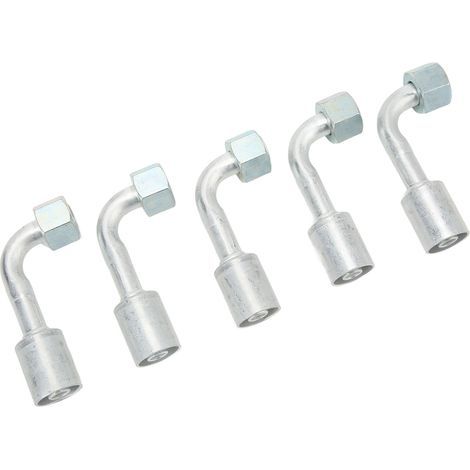 10 x 90°-Klimaanlagen-Schlauchverbinder, 5/8-Zoll-Beadlock, für Pkw- und Lkw-Klimaanlagen, Schlauchanschlussadapter, 10er-Pack (1/5)