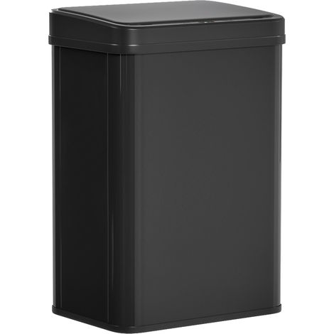 HOMCOM Kitchen Bin with Fast Motion Sensor, 40L Stainless Steel Sensor Bin