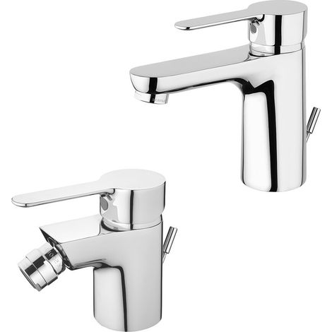Set miscelatori lavabo e bidet cromato con piletta P3 di Paini Rubinetterie (1/5)