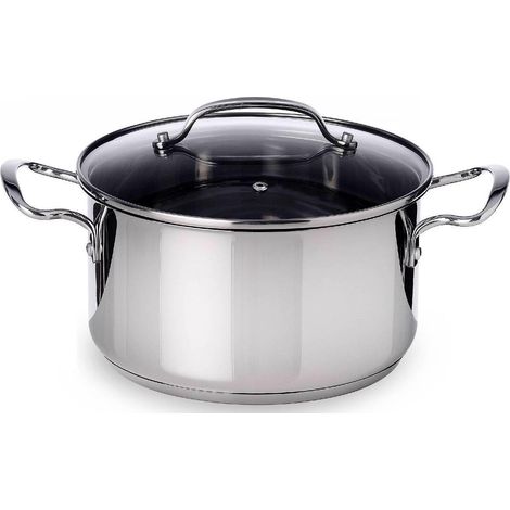 Mepra Sintesi pentola coperchio vetro acciaio inox 24 cm