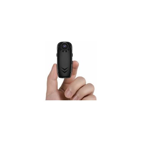 Telecamera di sorveglianza per interni ed esterni, videoregistratore multifunzionale con telecamera corporea portatile con rilevamento del movimento, visione notturna a infrarossi per auto, ufficio, e (1/5)
