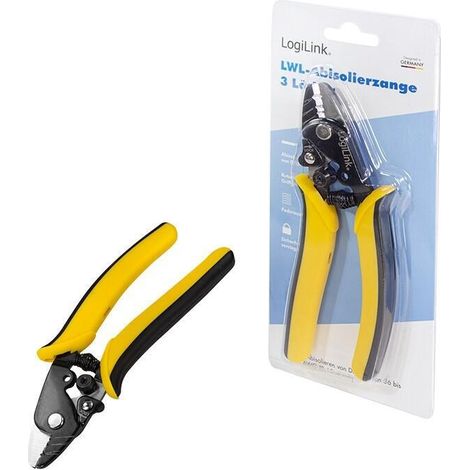 LogiLink WZ0064 pelacable Negro, Amarillo