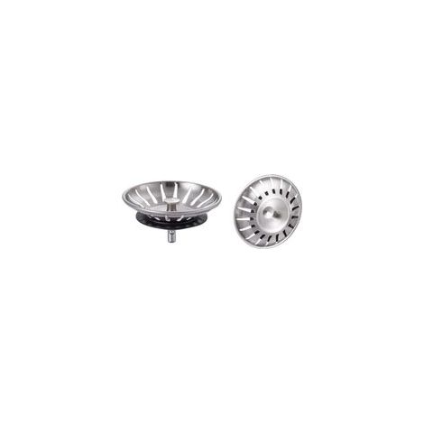 2 bouchons pour évier en inox, grille antiblocage, pansement pour évier avec vidange rapide, diamètre 78mm