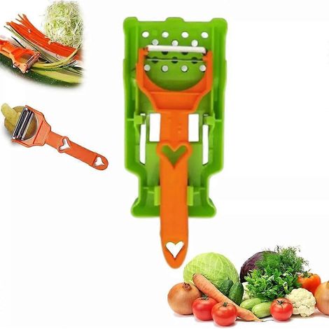 Éplucheur multifonctionnel en acier inoxydable, nouvel éplucheur de fruits et légumes 2025 (1/5)