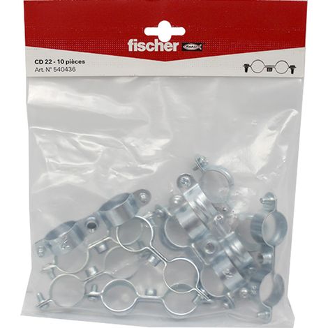 10 colliers double 7x150 Ø22 - Fischer (1/3)