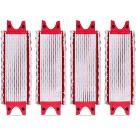 4PCS Replacement Microfibre Pad Lavette pour Vileda UltraMax, UltraMax Plus et Easy Wring UltraMax Carlin.Balai Serpillère Lingette (1/5)