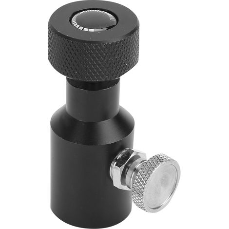 Adaptateur de CO2 TR21-4 avec soupape de décharge pour remplissage rapide d'eau gazeuse compatible SodaStream (noir) (1/5)