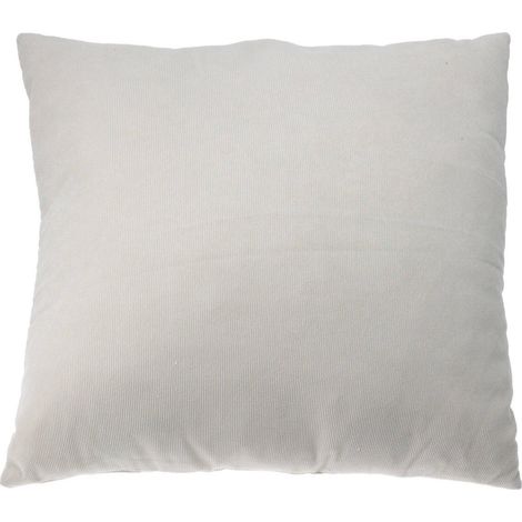 Cuscino atmosphera RIB bianco sporco 45 x 45 cm poliestere (1/2)