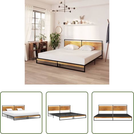 Metallbettgestell - Bett Metall 200x200 cm (1/5)