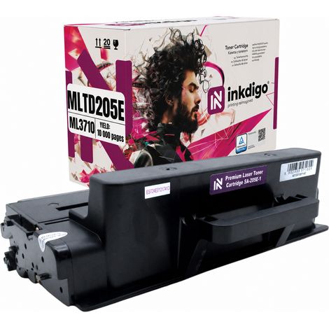 Toner Inkdigo MLT-D205E compatibile con Samsung ML-3710 SCX-5637 ML-3710N, certificato TÜV. (1/5)