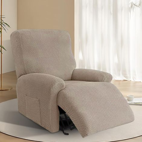 Lot de 1 housses de fauteuil pour fauteuil relax, Housse élastique tout inclus pour fauteuil, Housse de fauteuil lavable avec poches, Housse de fauteuil, Housse de canapé, pour fauteuil (1/5)