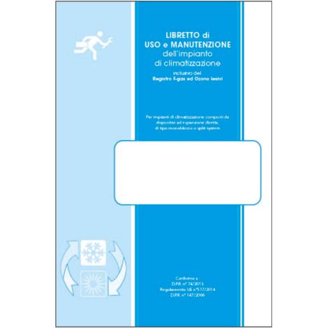Libretto d'uso e manutenzione per impianti di climatizzazione a espansione diretta