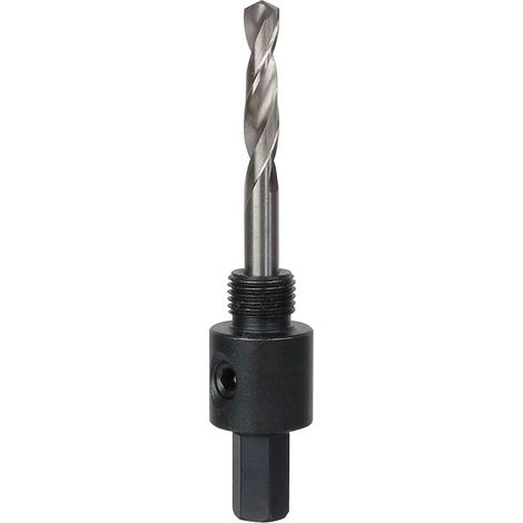 Adaptador taladro Workpro crown adapter vástago hex 9,5 mm rosca 1/2 pulg