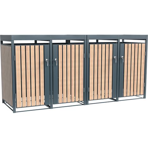 Westmann Metall Mülltonnenbox Planta  4x240 L  Box pour