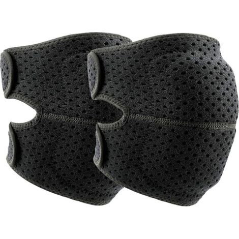 Lot de 2 Genouillères pour Femmes et Hommes, Genouillères de Danse Douces avec Bandes Réglables – Également pour Volleyball, Lutte et Snowboard, Protecteurs de Genoux Souples pour Travail (Noir, Taill (1/5)