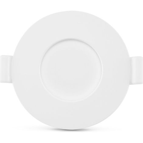 Plafonnier LED SLIMY PC 6W Rond Ø128 mm Miidex Lighting® blanc-neutre-4000k - blanc (1/4)